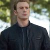 Chris Evans Avengers Endgame Steve Rogers Black Jacket