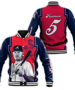 Freddie Freeman 5 Atlanta Braves 3d designed Baseball jacket
