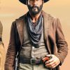 Tim McGraw 1883 James Dutton Brown Leather Coat