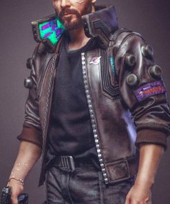Samurai Cyberpunk 2077 Leather Jacket