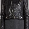 Kim Kardashian KUWTK Season 9 Black Leather Jacket