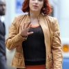 Natasha Romanoff Avengers Endgame Scarlett Johansson Brown Jacket