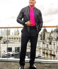 Black Adam 2022 Dwayne Johnson Leather Jacket