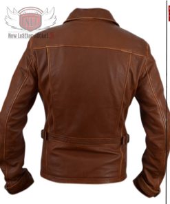 Captain America Avenger Brown Leather Jacket Steve Rogers 247x296