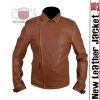 First Avenger Brown Leather Jacket