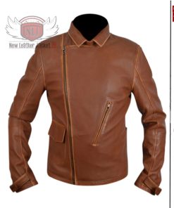 First Avenger Brown Leather Jacket