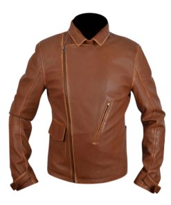 Captain America First Avenger Brown Leather Jacket92 247x296