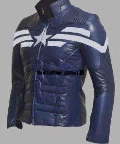 Captain America The Winter Soldier Leather Jacket 1 247x296