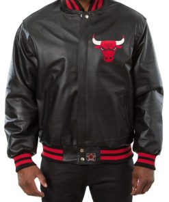 Chicago Bulls Leather Jacket 1 1 247x296