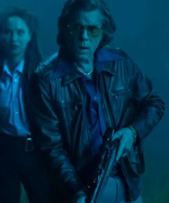 Cocaine Bear Ray Liotta Leather Brown Jacket 247x296