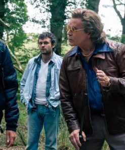 Ray Liotta Cocaine Bear Syd Brown Leather Jacket