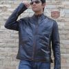Tron Legacy Sam Flynn Real  Leather Motorcycle Jacket