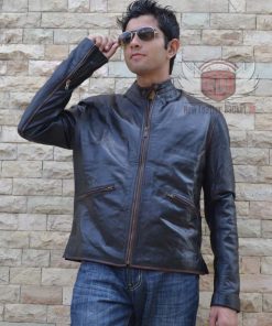 Tron Legacy Sam Flynn Real  Leather Motorcycle Jacket