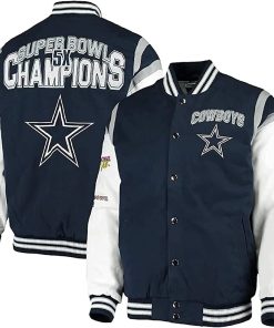 Dallas Cowboys Goal Post Varsity Jacket