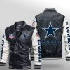 Dallas Cowboys Leather Jacket 3 Thermal Plush