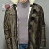 Distress Brown Metallic Bane Coat - Premium Quality Leather