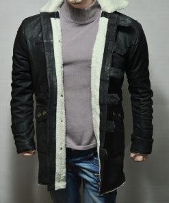 Distressed Black Bane Coat Premium Quality Leather 01 247x296