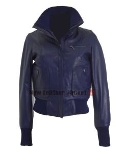 Doctor Who Rose Tyler Purple Leather Jacket