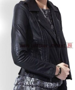 Emily Thorne Black Replica Leather Jacket 247x296