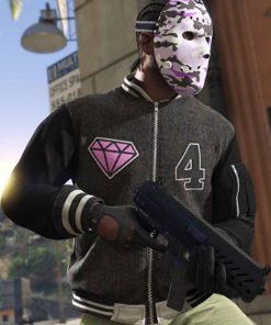 Game GTA 6 Panther Varsity Letterman Jacket