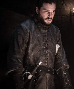Kit Harington Game of Thrones Jon Snow Leather Jacket