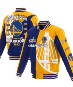 Golden State Warriors NBA Finals Champions Varsity Jacket
