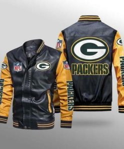 Green Bay Packers Vintage Leather Jacket