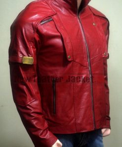 Peter Quill Guardians of the Galaxy Chris Pratt Leather Jacket