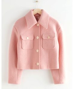Hocus Pocus 2 Lilia Buckingham Pink Woolen Jacket 247x296