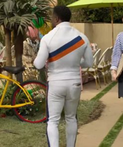 Huck Dembo Film Me Time 2022 Mark Wahlberg White Tracksuit 247x296