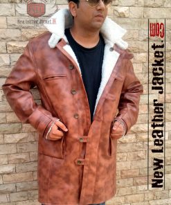 Dark Knight Rises Bane Shearling Coat