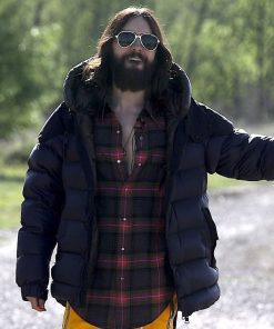 Dr. Michael Morbius Jared Leto Blue Puffer Jacket