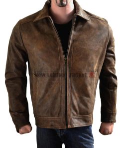 John Wick Keanu Reeves Leather Jacket Borwn 247x296