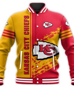 Kansas City Chiefs Varsity Red and Yellow Jacket