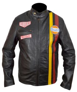 Le Mans Steve McQueen Black Leather Jacket 002 247x296