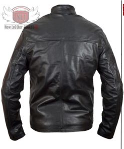 Le Mans Steve McQueen Black Leather Jacket 247x296