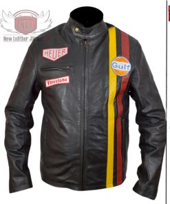Le Mans Steve McQueen Leather Jacket 1 247x296