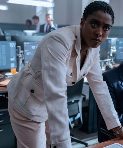 Lashana Lynch No Time to Die Nomi Belted Jacket