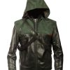 Arrow Oliver Queen Leather Jacket