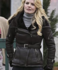 Once Upon A Time Shearling Leather Jacket 247x296