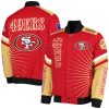 San Francisco 49ers Extreme Redzone Full Snap Varsity Jacket