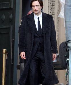 Robert Pattinson Bruce Wayne Black Coat