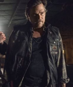 Rodney Rowland The Walking Dead S10 Baxter Leather Vest