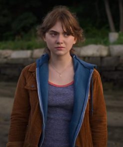 Emilia Jones CODA Ruby Rossi Brown Corduroy Jacket