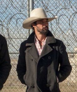 Ryan Bingham Yellowstone Double Breasted Coat 247x296