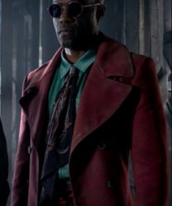 Morpheus The Matrix 4 Yahya Abdul-Mateen Long Coat