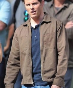 James Marsden Sonic The Hedgehog Wachowski Brown Cotton Jacket