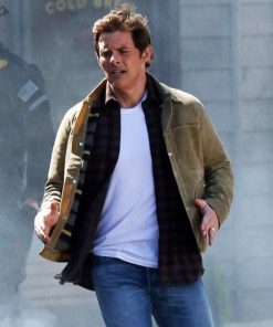 Tom Beige Cotton Sonic the Hedgehog 2 (2022) James Marsden Jacket