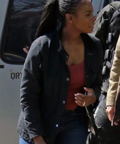 Tika Sumpter Sonic the Hedgehog 2 Maddie Black Cotton Jacket
