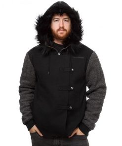 Kit Harington Game of Thrones Jon Snow Fur Hoodie